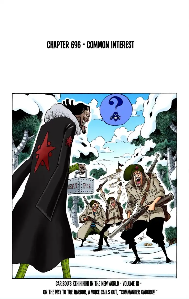 One Piece - Digital Colored Comics Chapter 696 1